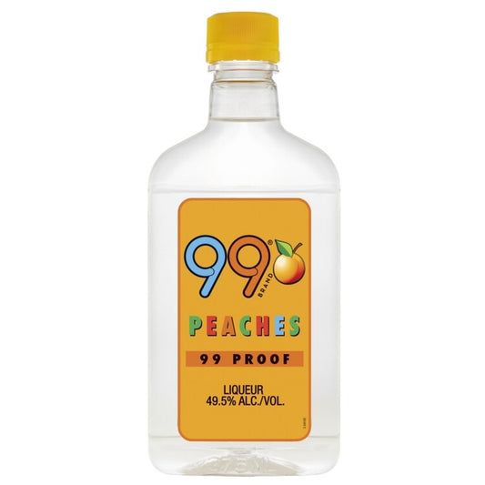 99 Brand Peach Schnapps 99 - 375ML - Front