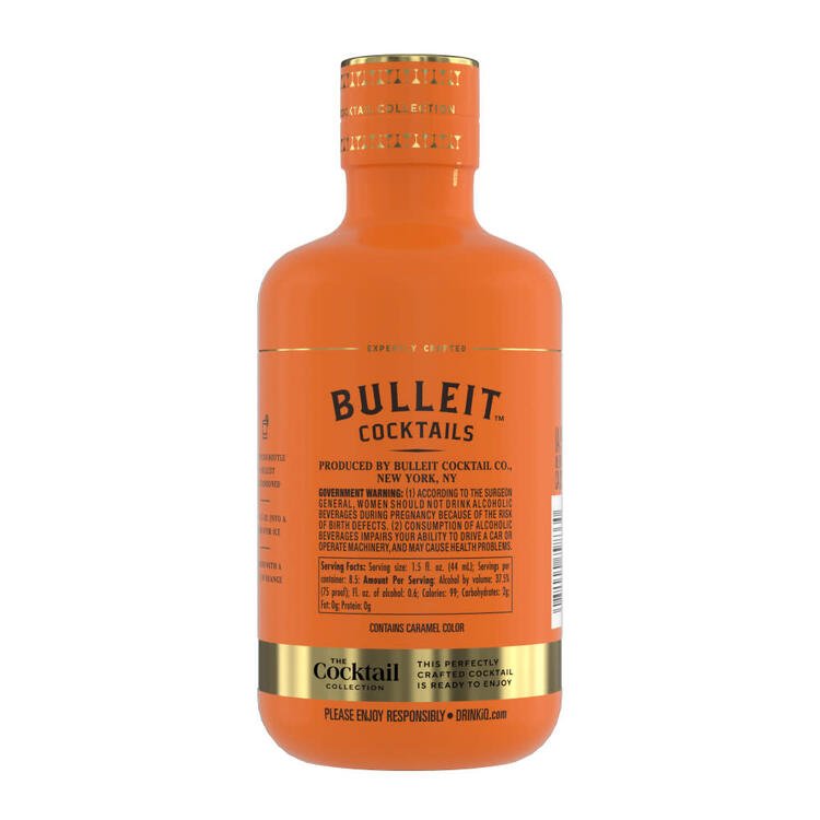 Bulleit Old Fashioned Cocktail 75 - 375ML - Back