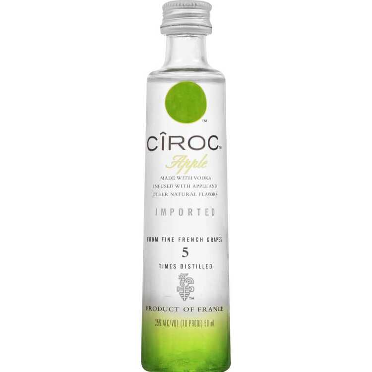 Ciroc Apple Flavored Vodka 70 - 50ML - Front