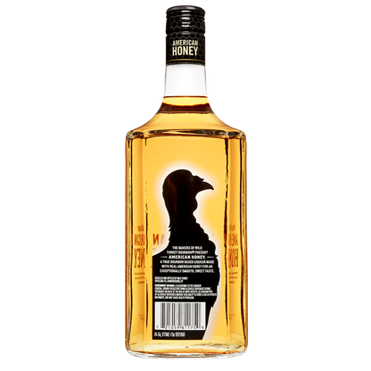 Wild Turkey Honey Whiskey Liqueur American Honey 71 - 1.75L - Back