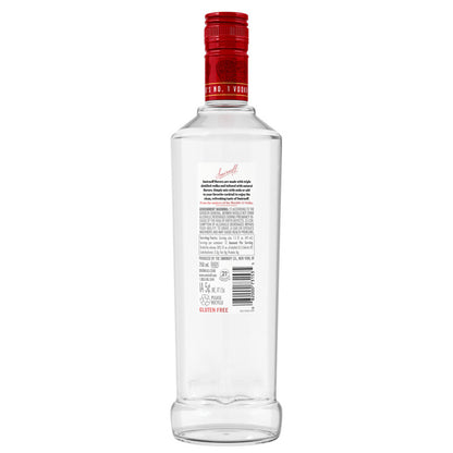 Smirnoff Vodka Cherry Flavored 60 - 750ML - Back