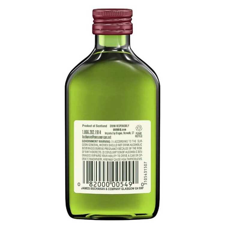 Buchanan's Blended Scotch Deluxe 12 Yr 80 - 50ML - Back