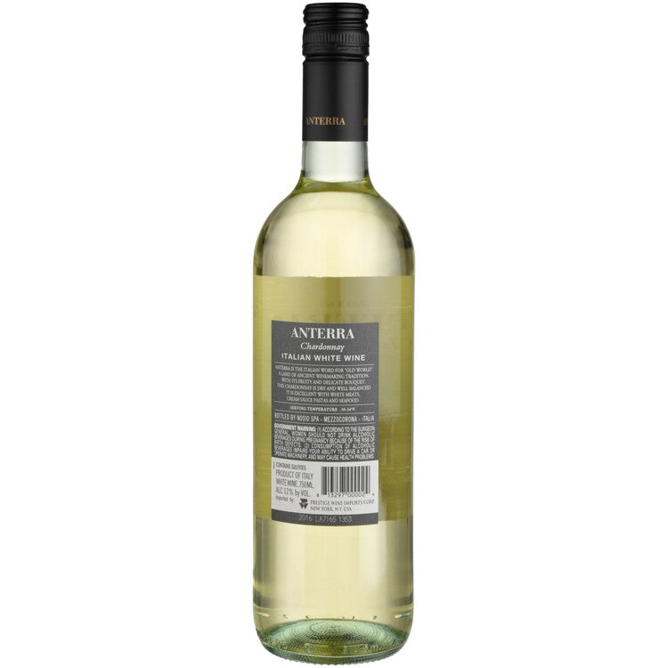 Anterra Chardonnay Terre Siciliane - 750ML - Back