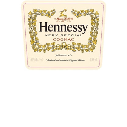 Hennessy Cognac Very Special 80 - 100ML - Front Label