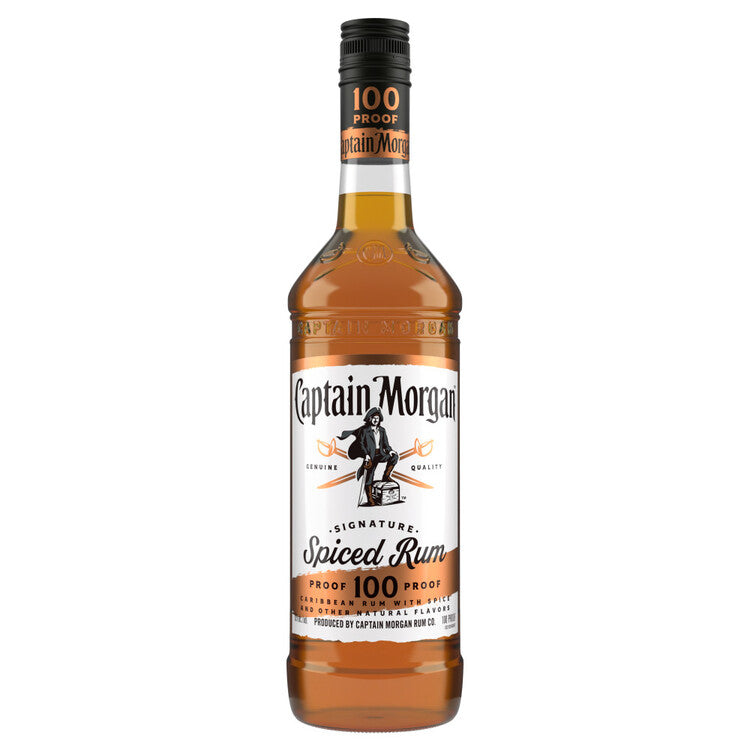 Captain Morgan Spiced Rum Signature 100 - 750ML - Front