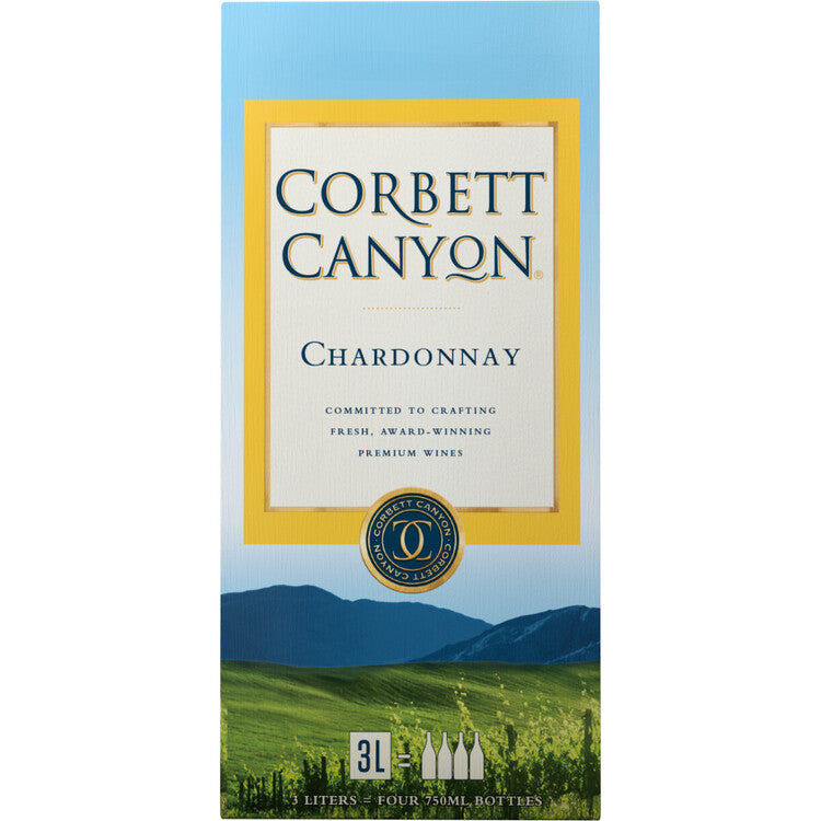 Corbett Canyon Chardonnay United States - 3.0L - Front Label