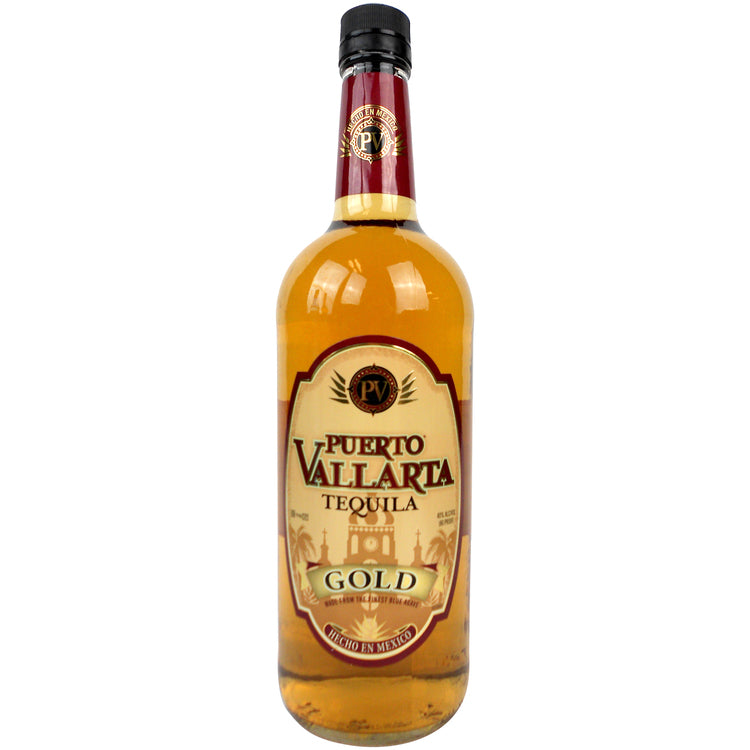 Puerto Vallarta Tequila Gold 80 - 1.0L - Front