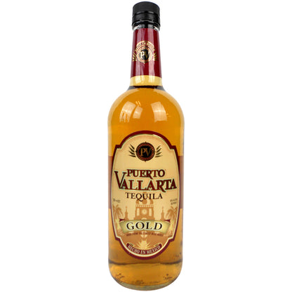 Puerto Vallarta Tequila Gold 80 - 1.0L - Front
