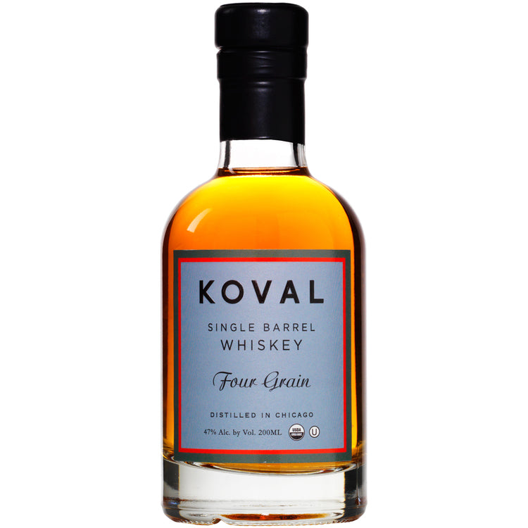 Koval Blended American Whiskey Single Barrel Four Grain 94 - 200ML - Front