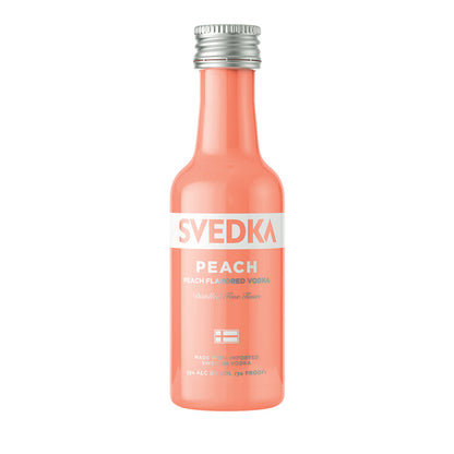 Svedka Peach Flavored Vodka 70 - 50ML - Front Label