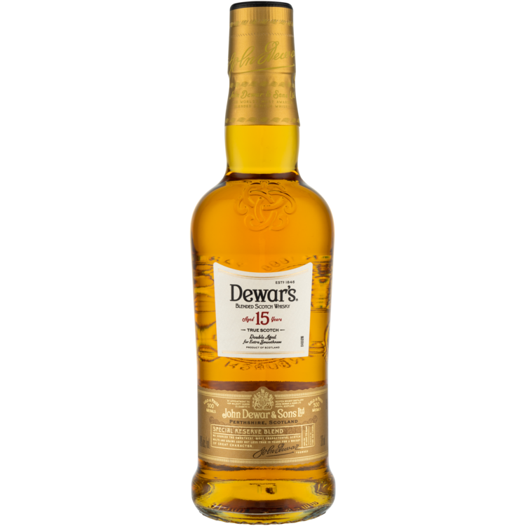 Dewar's Blended Scotch Special Reserve 15 Yr 80 - 375ML - Front
