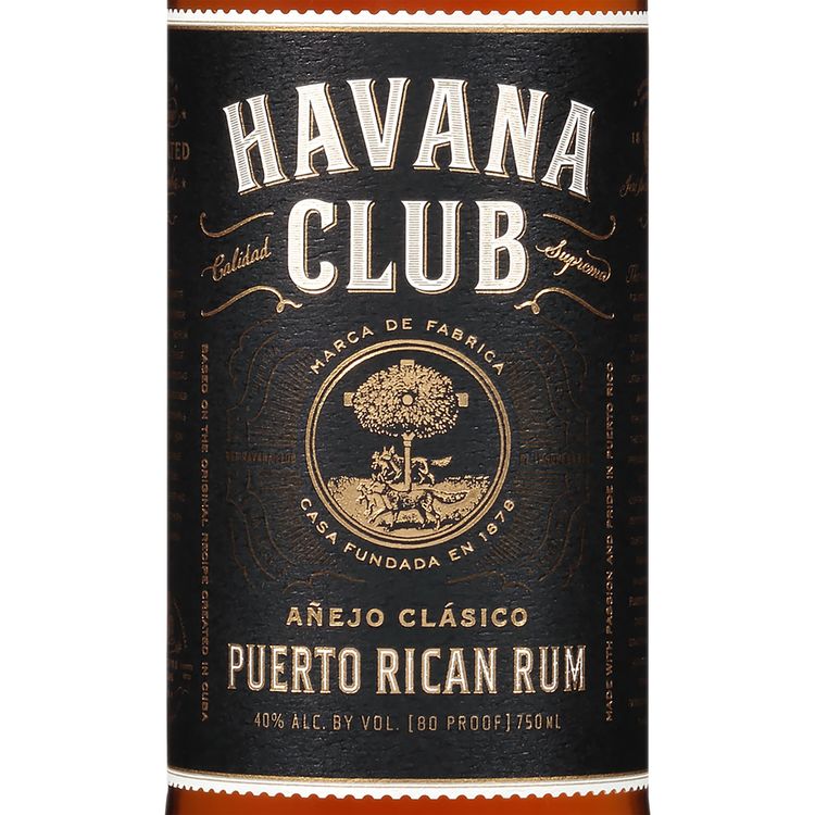Havana Club Aged Rum Anejo Clasico 80 - 750ML