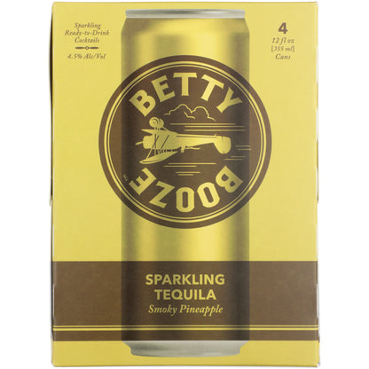 Betty Booze Sparkling Tequila Smoky Pineapple Cocktail - 355ML - Front