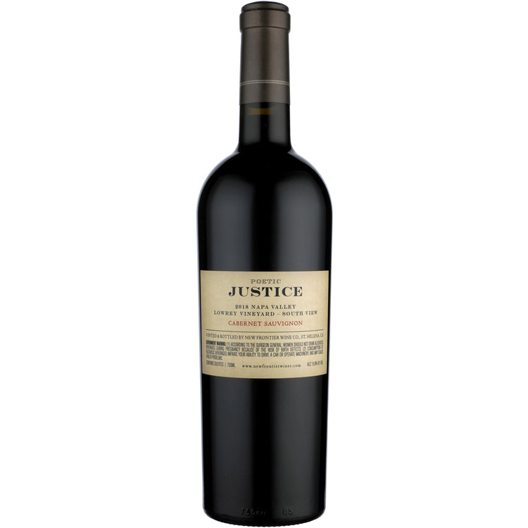 Justice Cabernet Sauvignon Poetic South View Lowrey Vineyard Napa Vall - 750ML - Back