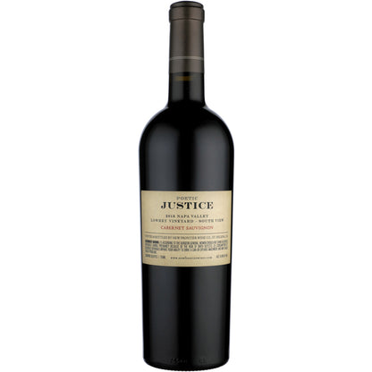 Justice Cabernet Sauvignon Poetic South View Lowrey Vineyard Napa Vall - 750ML - Back