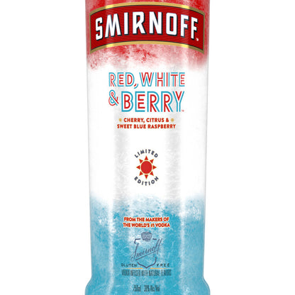 Smirnoff Red White & Berry Flavored Vodka 60 - 750ML - Front Label
