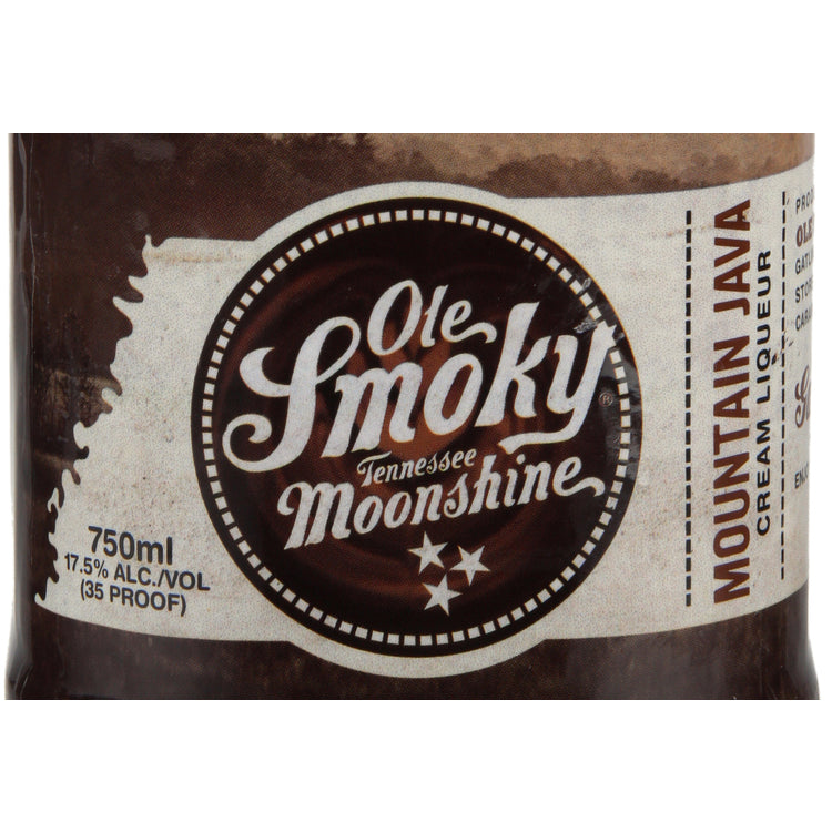 Ole Smoky Mountain Java Cream Liqueur 35 - 750ML - Front Label