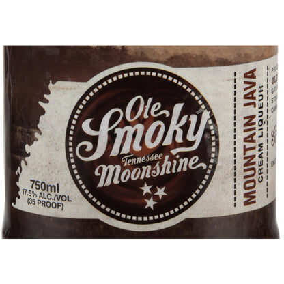 Ole Smoky Mountain Java Cream Liqueur 35 - 750ML - Front Label