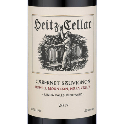 Heitz Cellar Cabernet Sauvignon Linda Falls Vineyard Howell Mountain 2 - 375ML - Front Label