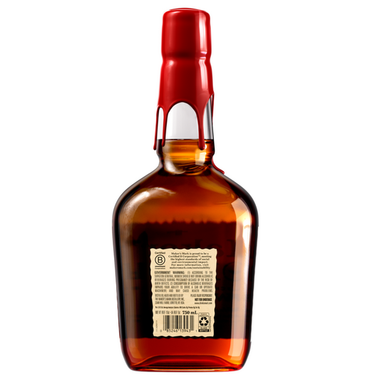 Maker's Mark Straight Bourbon 90 - 750ML - Back