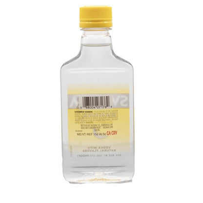 Svedka Banana Flavored Vodka 70 - 200ML - Back