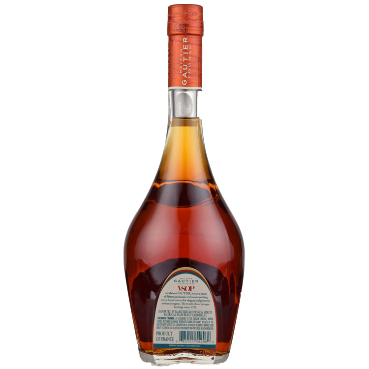 Maison Gautier Cognac Vsop 80 - 750ML - Back