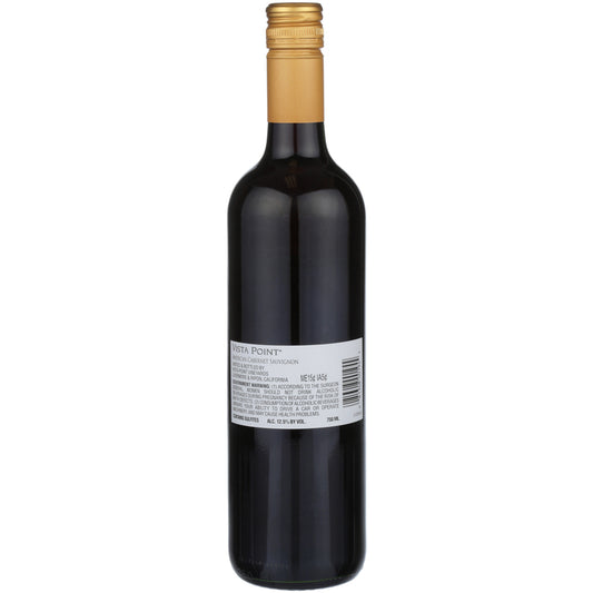 Vista Point Cabernet Sauvignon American - 750ML - Back