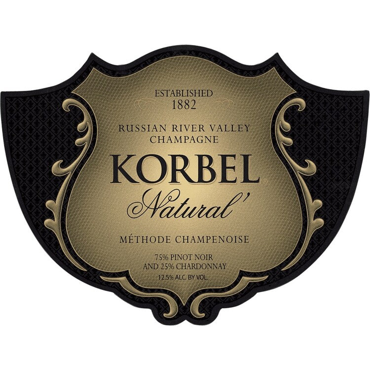 Korbel Natural Russian River Valley - 750ML - Front Label