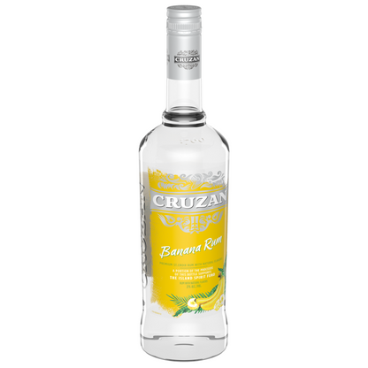 Cruzan Banana Flavored Rum 42 - 750ML - Front Label