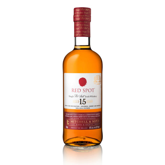 Red Spot Single Pot Still Irish Whiskey 15 Yr 92 - 750ML - Front