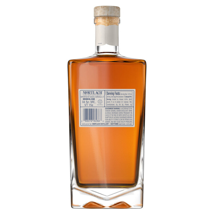 Mortlach Single Malt Scotch The Wee Witchie 12 Yr 86.8 - 750ML - Back