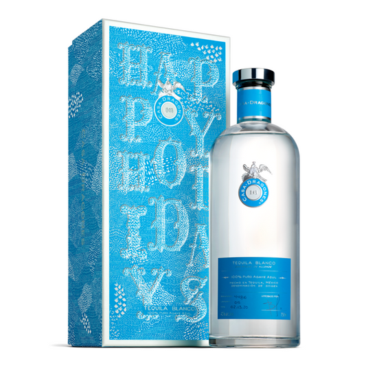 Casa Dragones Tequila Blanco 80 W/ Holiday Gift Box - 750ML - Front