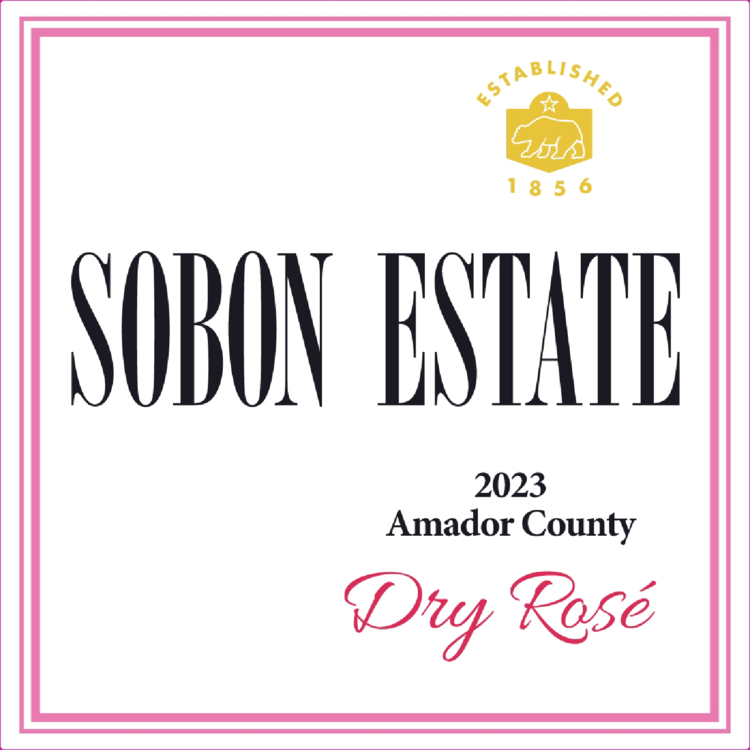 Sobon Estate Dry Rose Amador County 2023 - 750ML