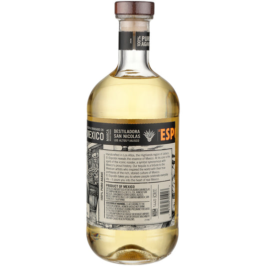 Espolon Tequila Reposado 80 - 1.0L - Back
