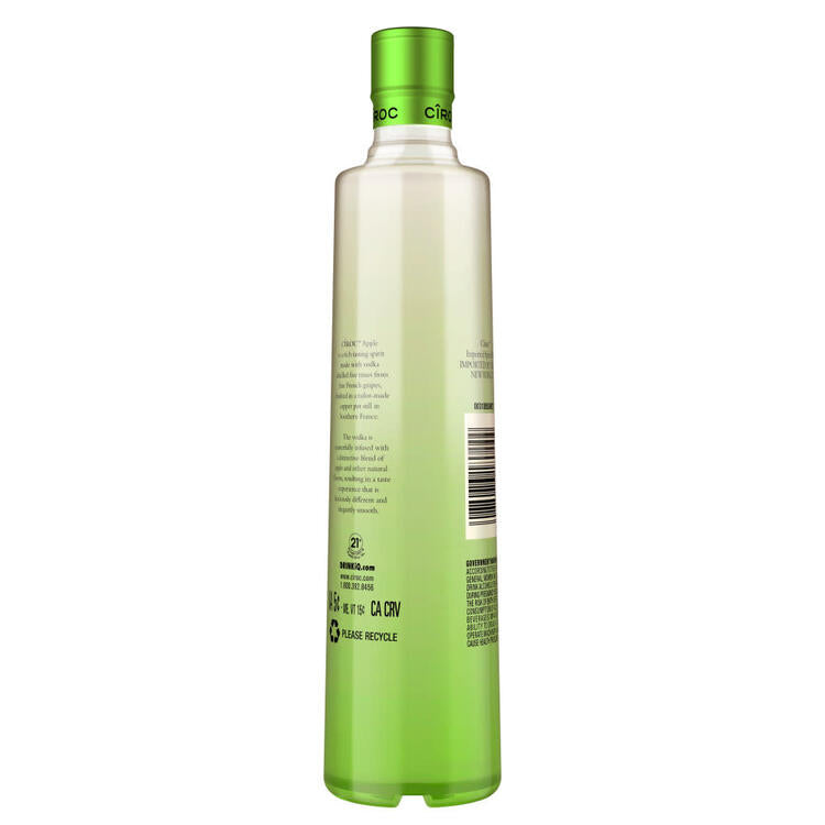 Ciroc Apple Flavored Vodka 70 - 375ML - Back