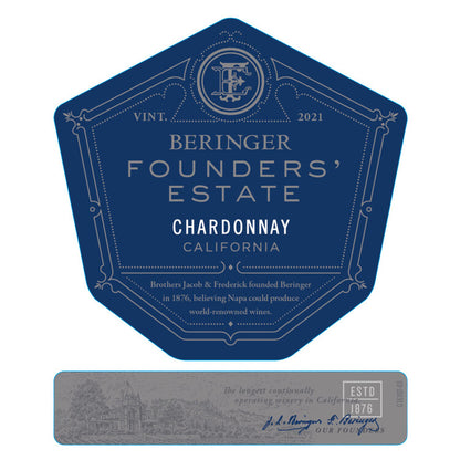 Beringer Founders' Estate Chardonnay California - 750ML