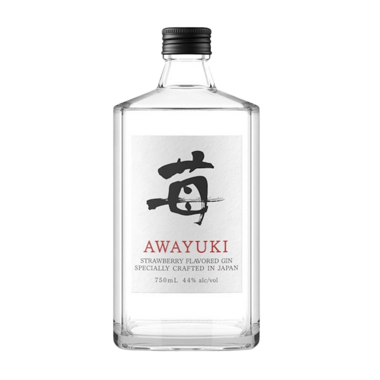 Awayuki Strawberry Flavored Gin 88 - 750ML - Front