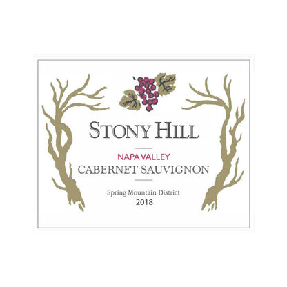 Stony Hill Cabernet Sauvignon Spring Mountain District 2018 Wood Box - 750ML