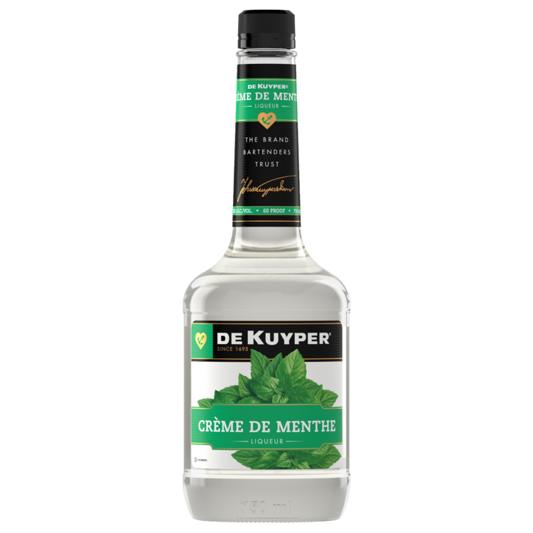 Dekuyper Creme De Menthe White 60 - 750ML - Front