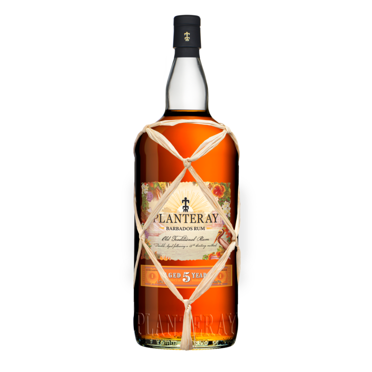 Planteray Aged Rum 5 Yr 80 - 1.75L - Front