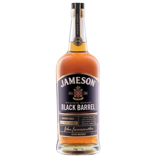 Jameson Blended Irish Whiskey Black Barrel Select Reserve Single Disti - 1.0L - Front