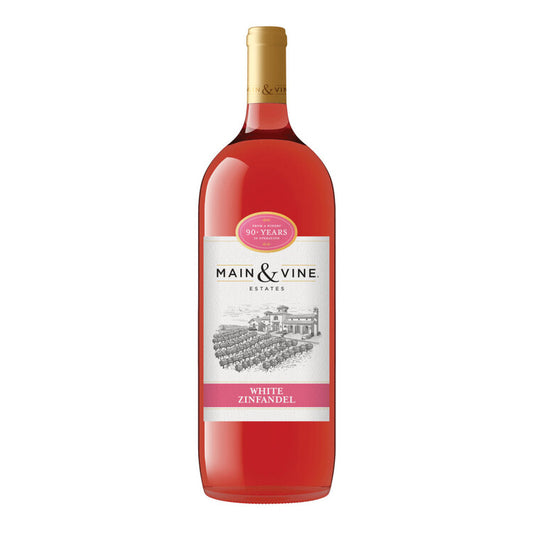 Beringer Main & Vine White Zinfandel California - 1.5L - Front