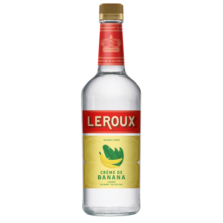 Leroux Creme De Banana 50 - 750ML - Front