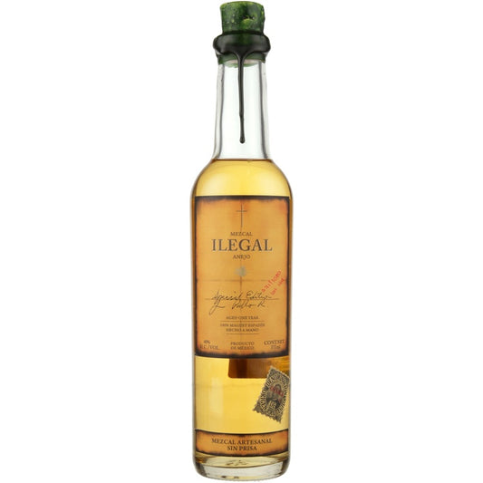 Ilegal Mezcal Anejo 80 - 375ML - Front