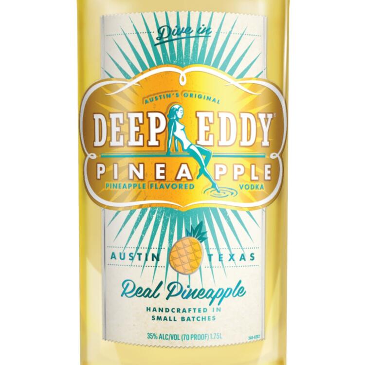 Deep Eddy Pineapple Flavored Vodka 70 - 1.75L - Front Label