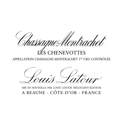 Louis Latour Chassagne Montrachet Les Chenevottes Premier Cru 2022 - 750ML - Front Label
