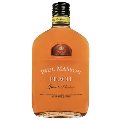 Paul Masson Peach Flavored Brandy Grande Amber 54 - 375ML