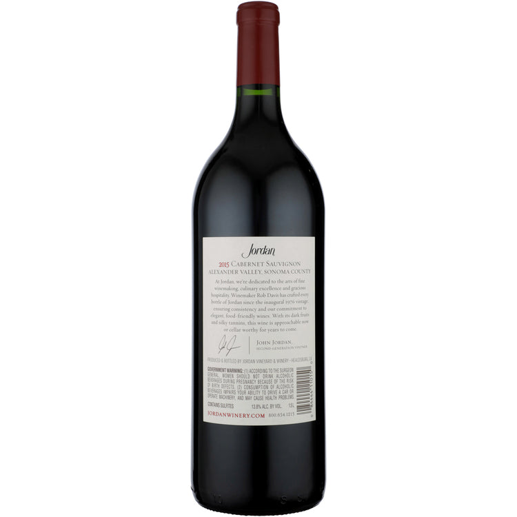 Jordan Cabernet Sauvignon Library Release Alexander Valley 2015 - 1.5L - Back