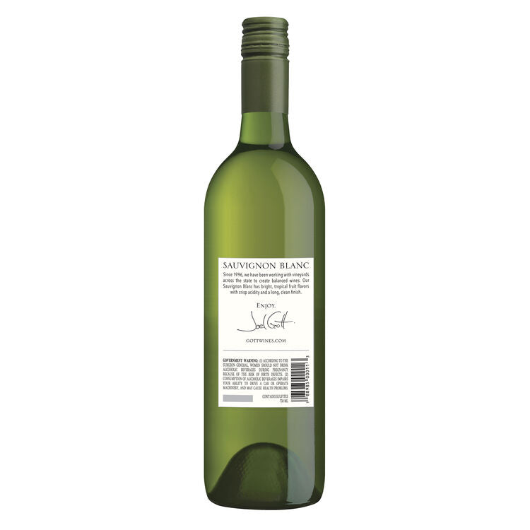Joel Gott Sauvignon Blanc California 2023 - 750ML - Back