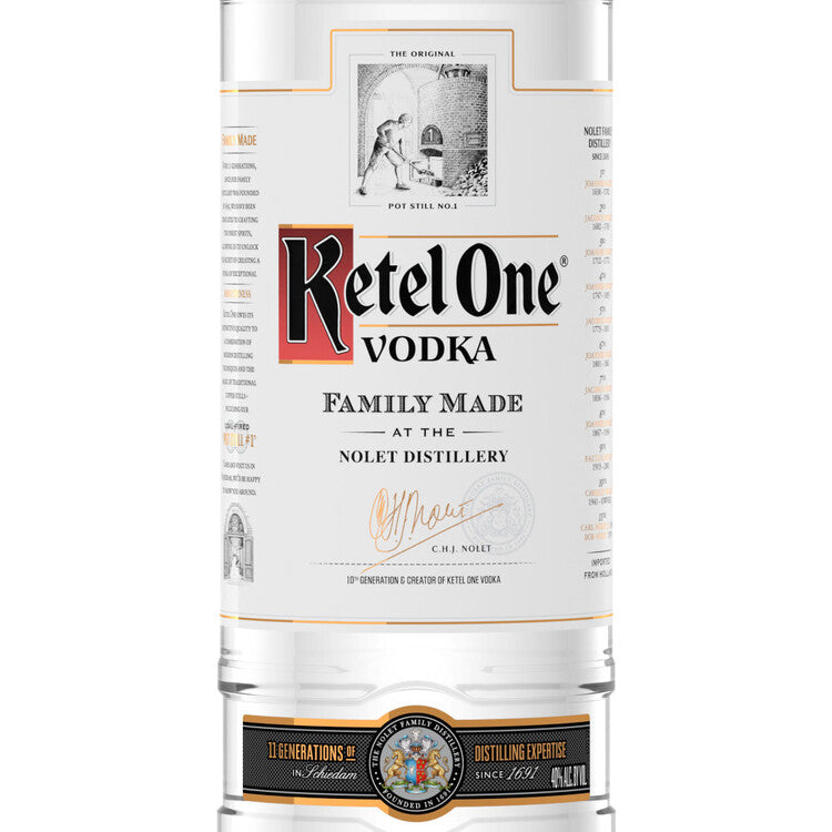 Ketel One Vodka 80 - 1.0L - Front Label